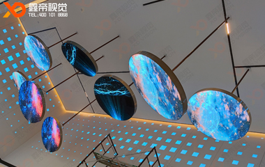 中國(guó)萬(wàn)科集團(tuán)LED圓形屏項(xiàng)目